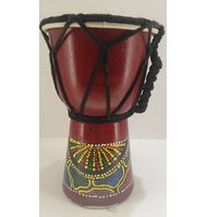 Wooden Djembe 8,5'' - κόκκινο |  Djembes στο Pegasus Music Store